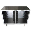 Vaisselle support armoire en acier inoxydable double Versa Steel – TDR2046