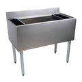 Évier avec bac à glace 18 x 36 x 15 po DP Versa Steel – SIIB1836D