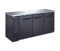 Réfrigérateur back bar New Air 19,6 pi³ – 3 portes pleines – NBB-72-SB-N
