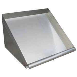 Vaisselle support mural mural incliné en acier inoxydable 84"" Versa Steel – SEWDR-84