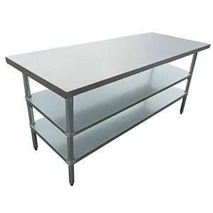Tablette inférieure en acier inoxydable pour table de travail 30 x 60 po Versa Steel – TUS3060