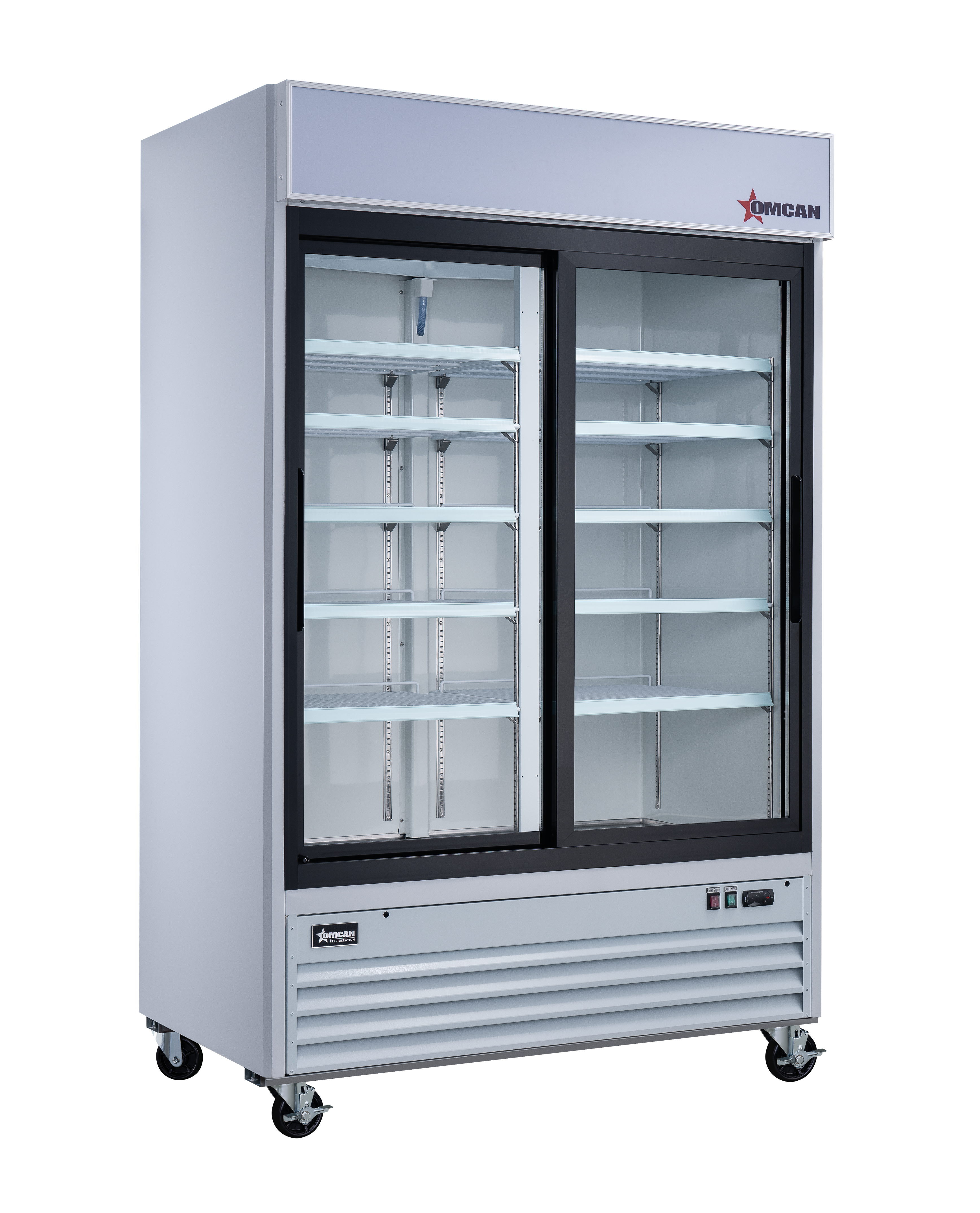 Réfrigérateur commercial à portes vitrées Omcan 53 po – 1274 L – 50032