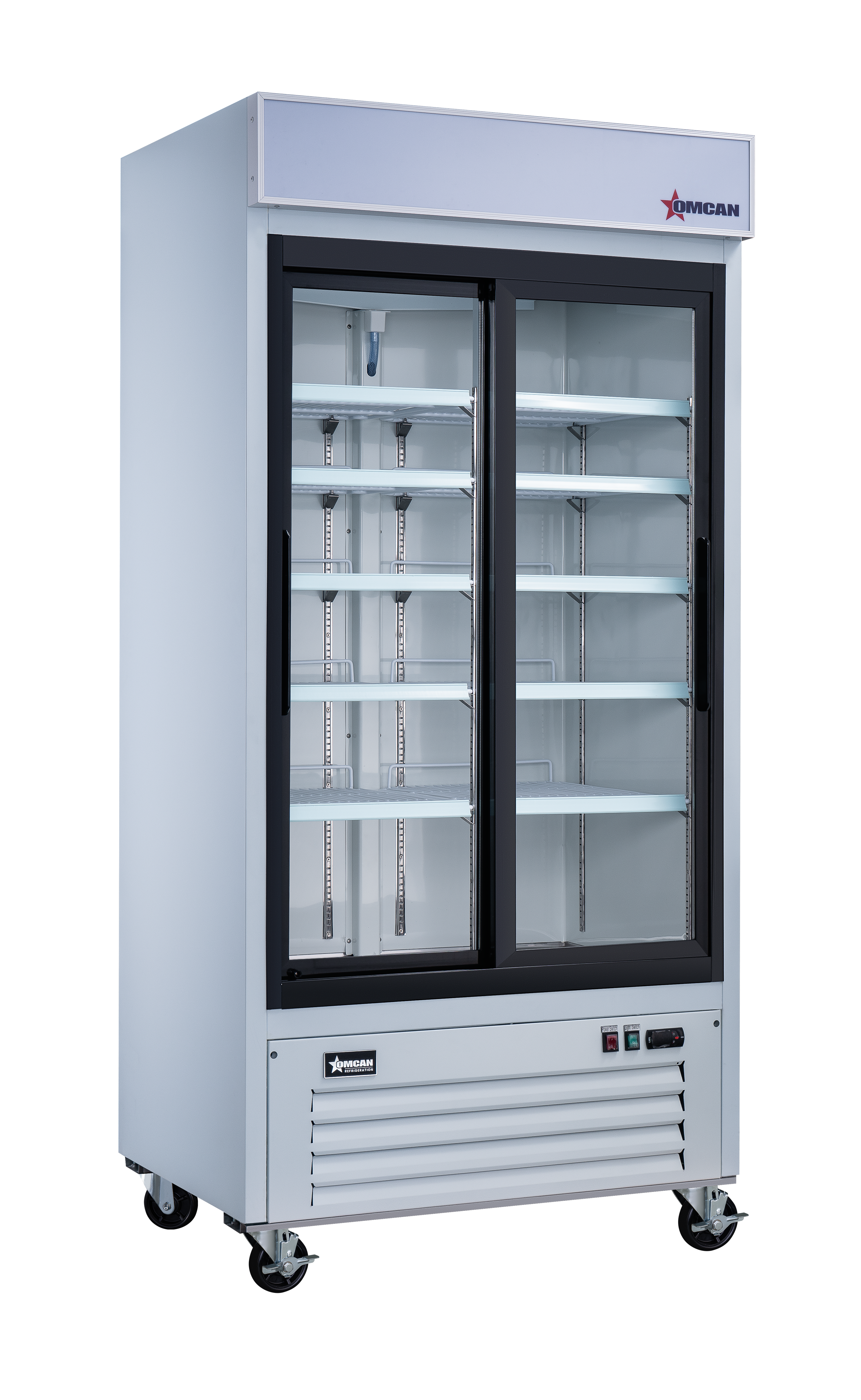 Réfrigérateur commercial à portes vitrées Omcan 40 po – 892 L – 50127
