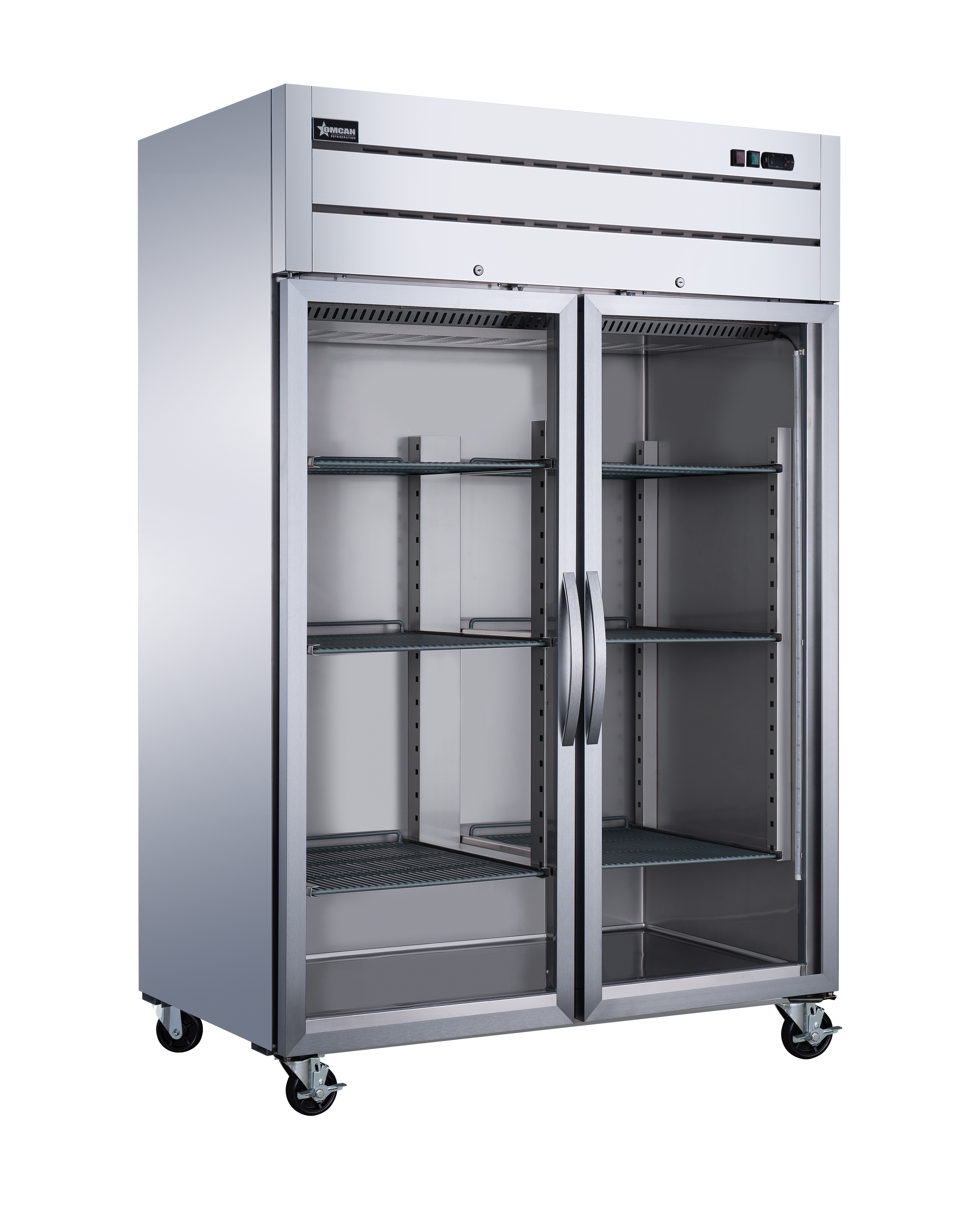 Réfrigérateur commercial à portes vitrées Omcan 54 po – 1220 L – 50119